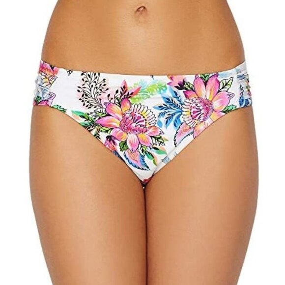 La Blanca Botanical Jardin Side-Shirred Hipster - Picture 1 of 1